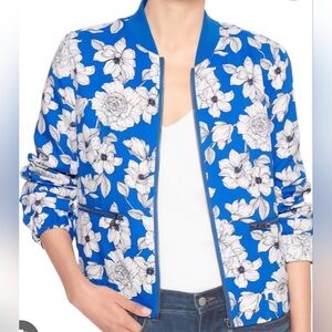 Banana Republic Floral Bomber Jacket